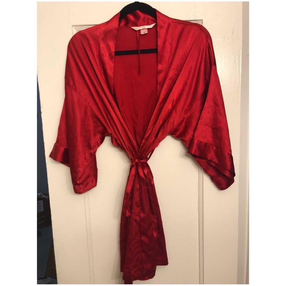 Red Victoria Secret Robe - SIZE S/M - Picture 2 of 6